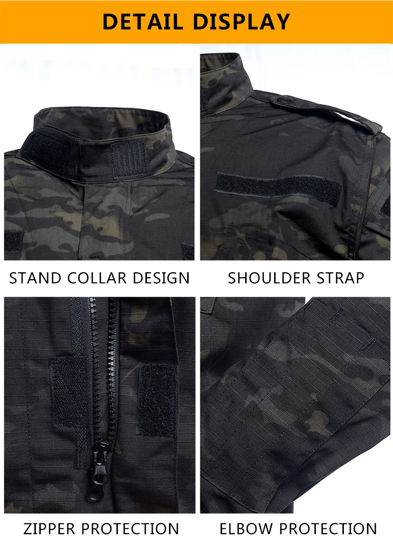 HAN WILD Camouflage uniform outdoor training tactical shirt pants clothing uniform