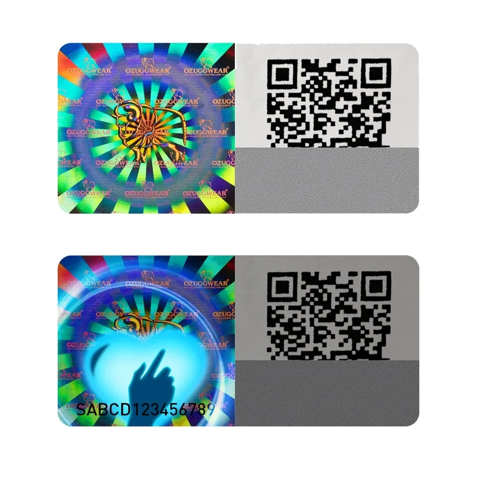 New Arrival High Quality Ant-counterfeit Security 3D Hologram Sticker Holographic Label Customized Logo Printing