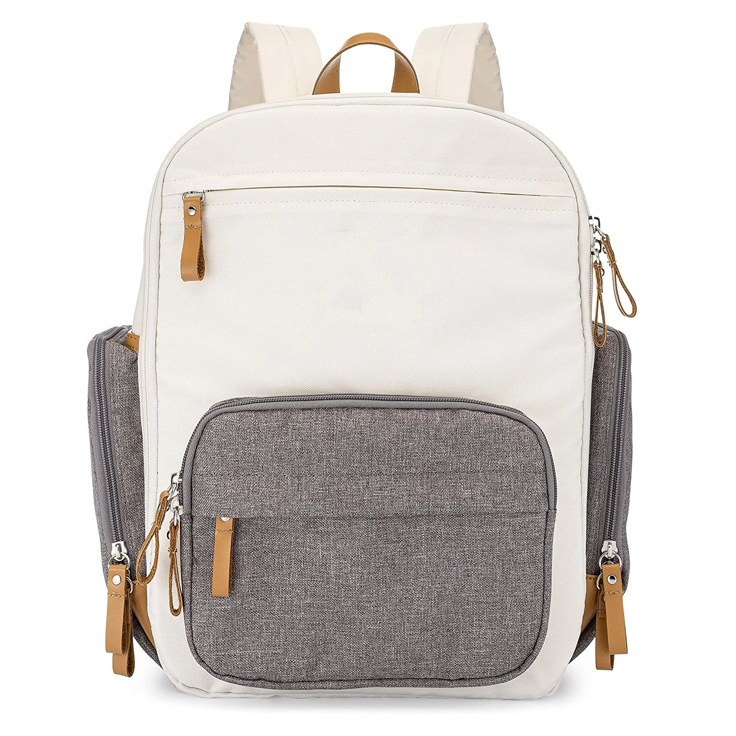 Бесплатный образец, сумка для подгузников, рюкзак, сумка для подгузников на молнии с изолированными карманами