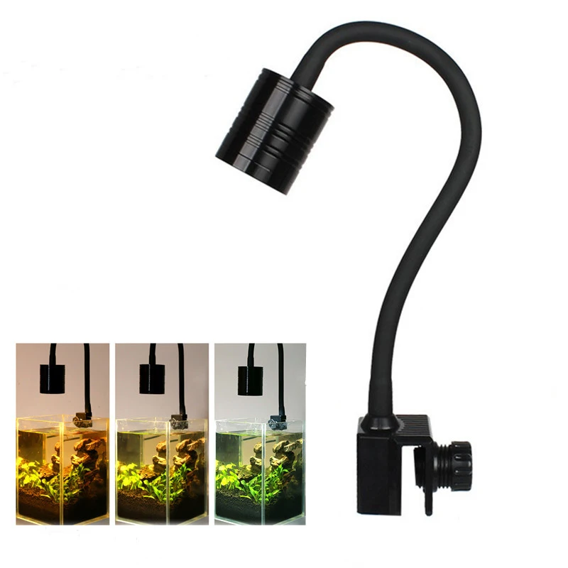 COB LED Aquarium Spotlight Lights Freshwater Planted 3W 5W 7W Fish Tank Led Moss Grow Lights For Aquarium Fish Tank