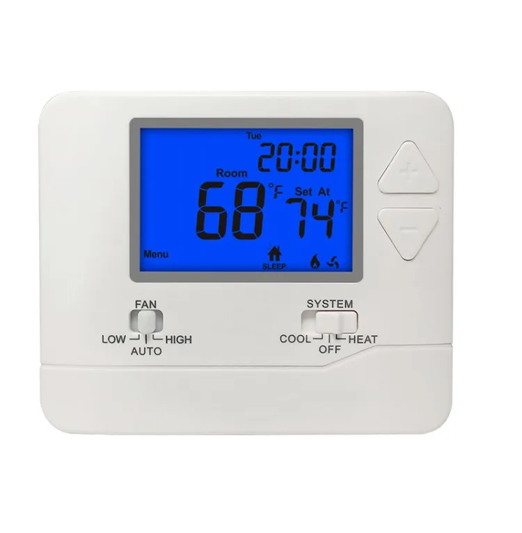 24V Wired PTAC Non Programmable Room Thermostat for HVAC systems
