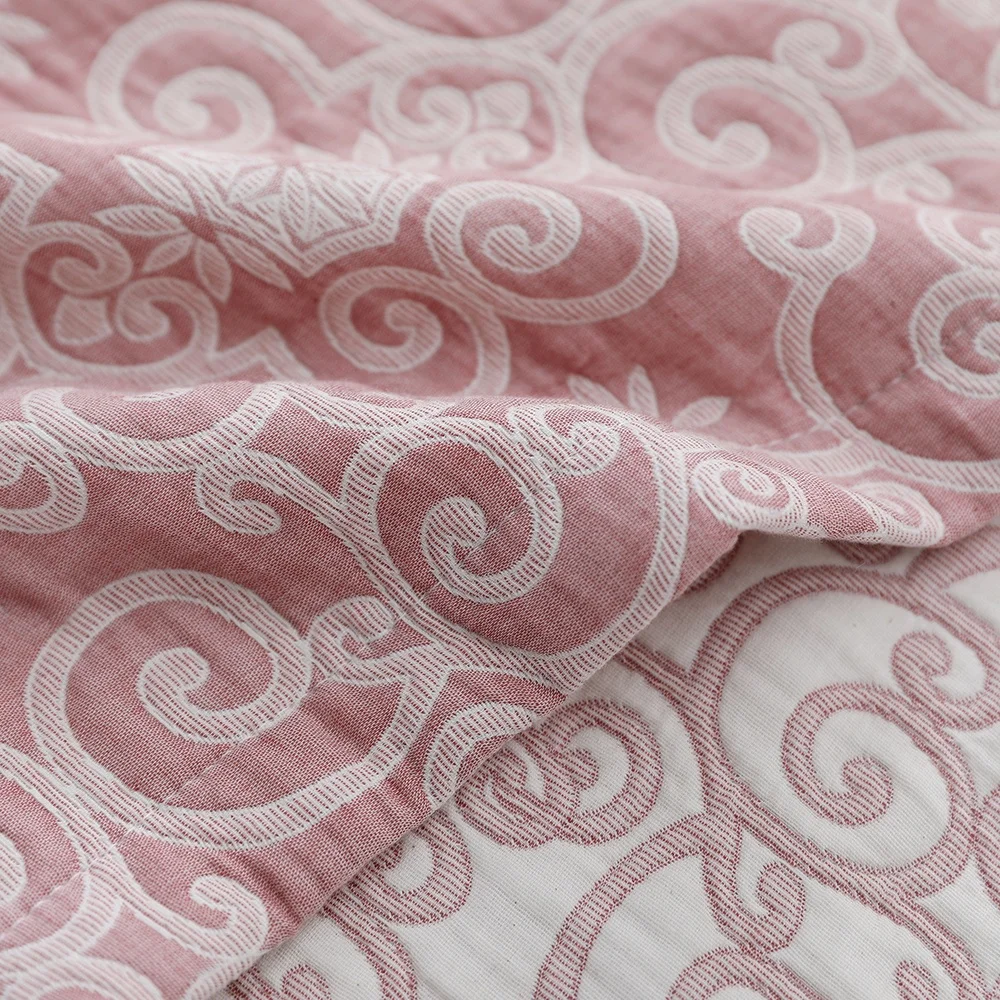 Custom 100% cotton jacquard blanket for your home custom jacquard pattern