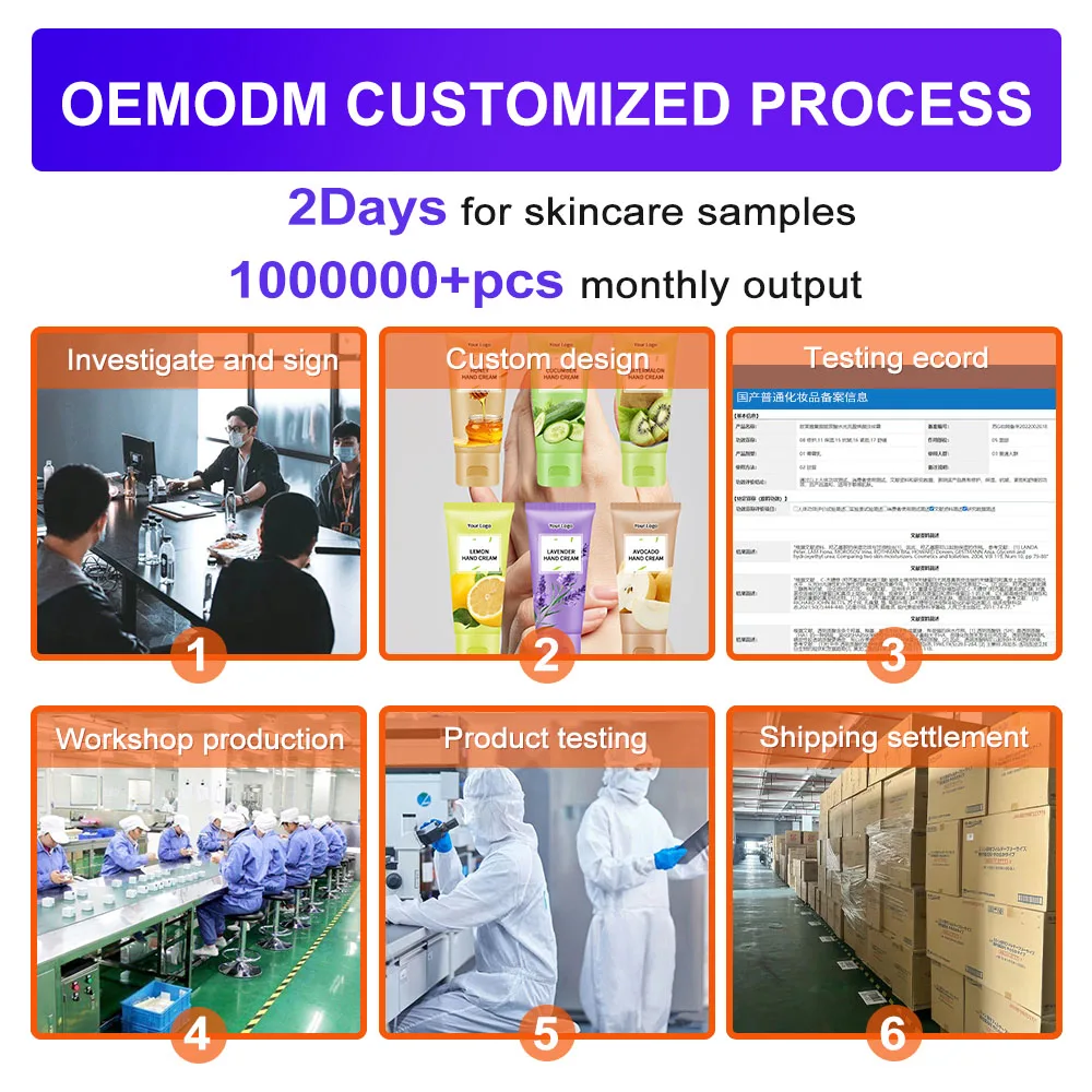 Korean Natural Organic Hand Cream Moisturizing Whitening Hand Cream Wholesale