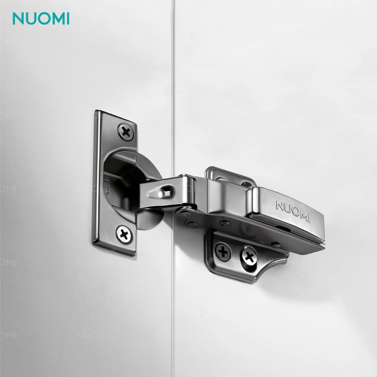 NUOMI Furniture Hardware Accessories Soft Close Hinge 3d Cold-rolled Steel Black Heavy Duty Kitchen Cabinet Hinges for Furniture