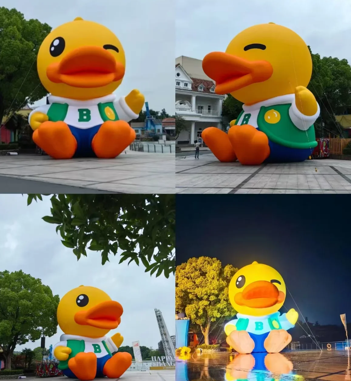 Customised Outdoor Inflatable Advertisement Pink Loopy Cartoon Inflatable Doll Inflatable Model Decoration For Sale