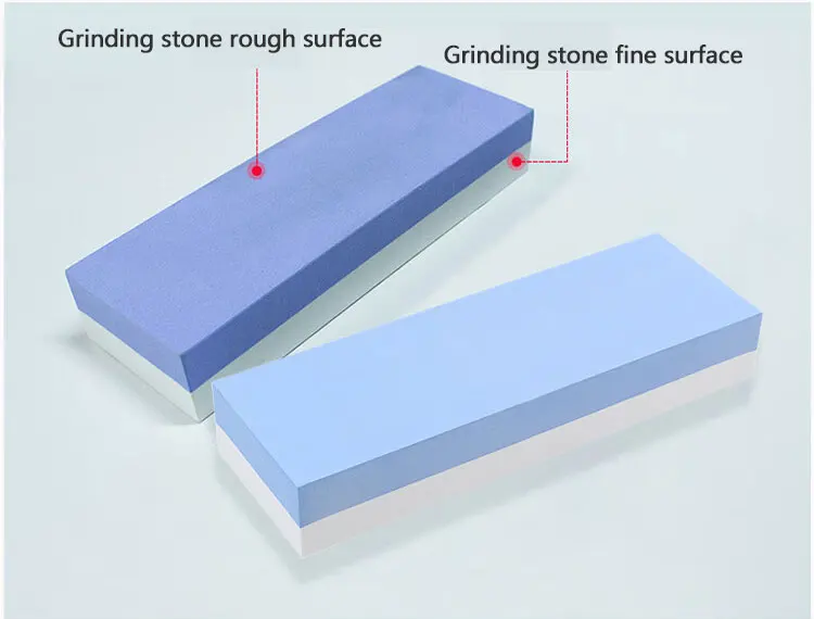 HYSTIC Double-Sided Corundum Superfine Whetstone 180*60*32mm Blue White Sharpening Emery Tool 400/1000 Corundum Tool