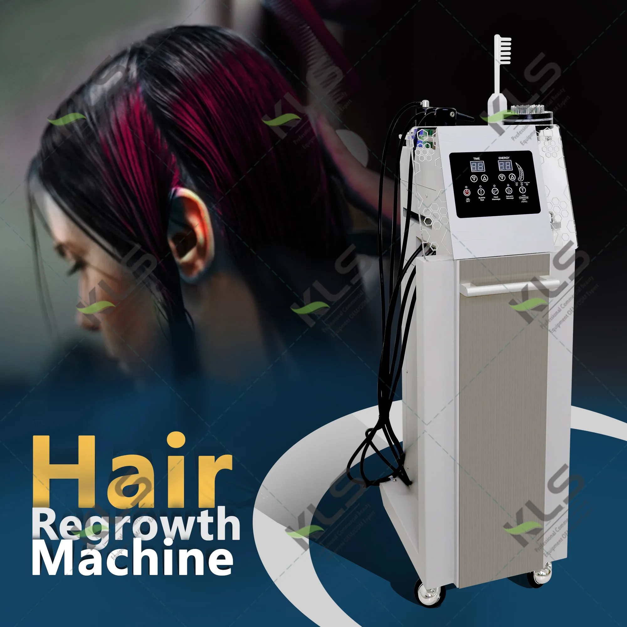 Professional hair spa regrowth scalp treatments growth machine for hair loss