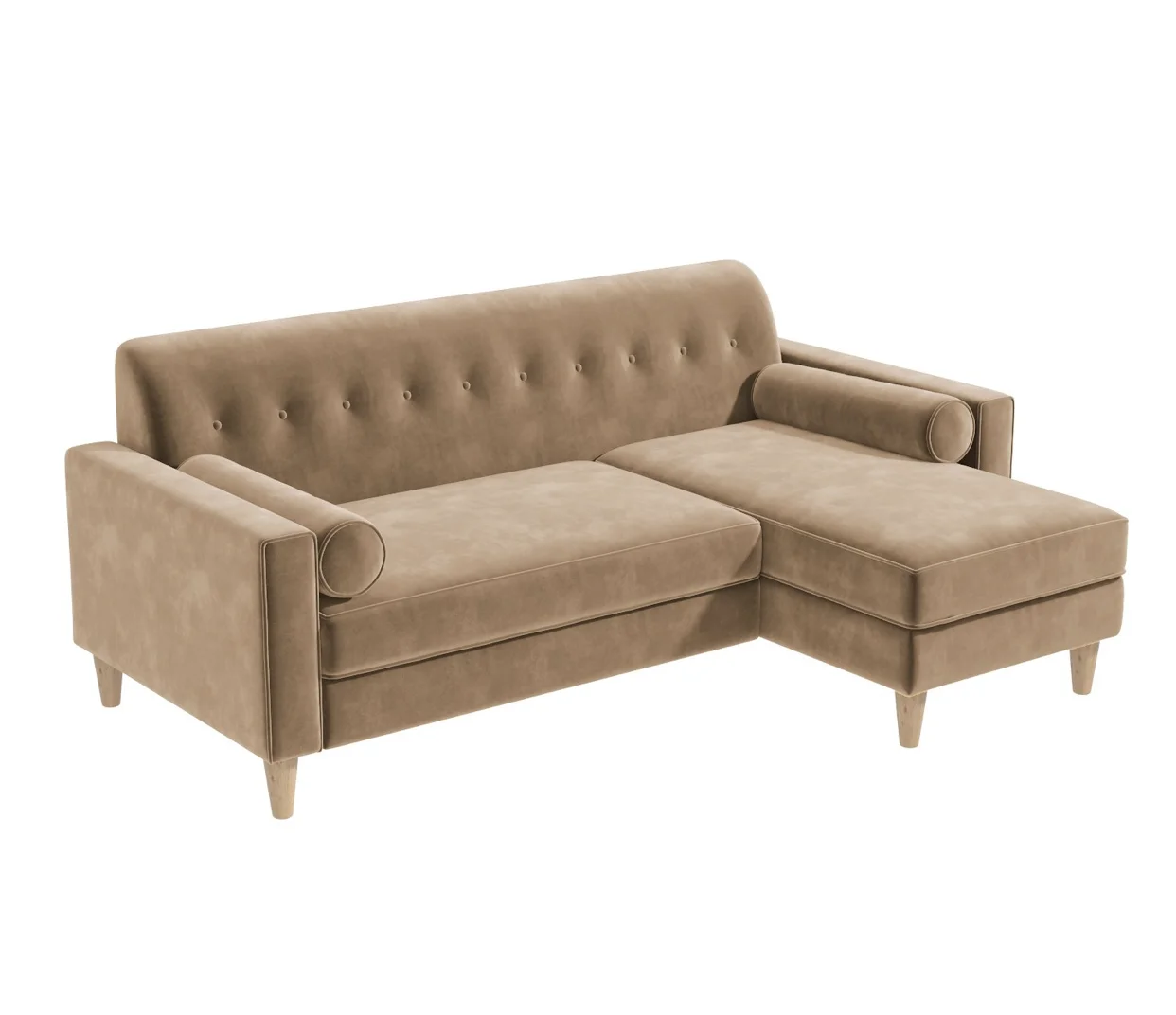 Hotel guest room corner sofa pull out sectional sofa bed with mattress