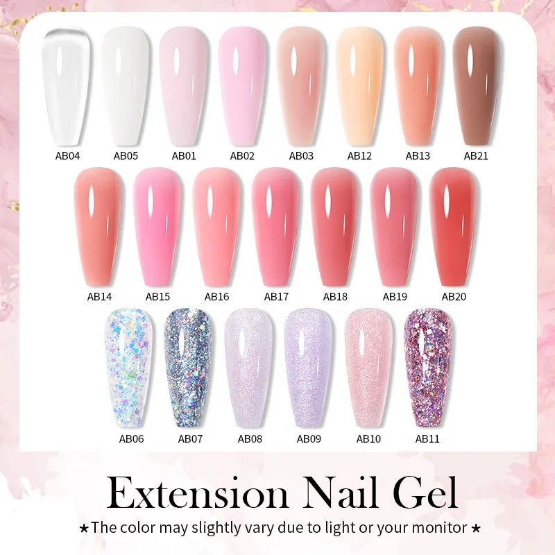 BORN PRETTY OEM Acrylic Extension Solid Builder Nail Gel Private Label Custom Logo No Burn Acryl Poly Gel Nails in Tube