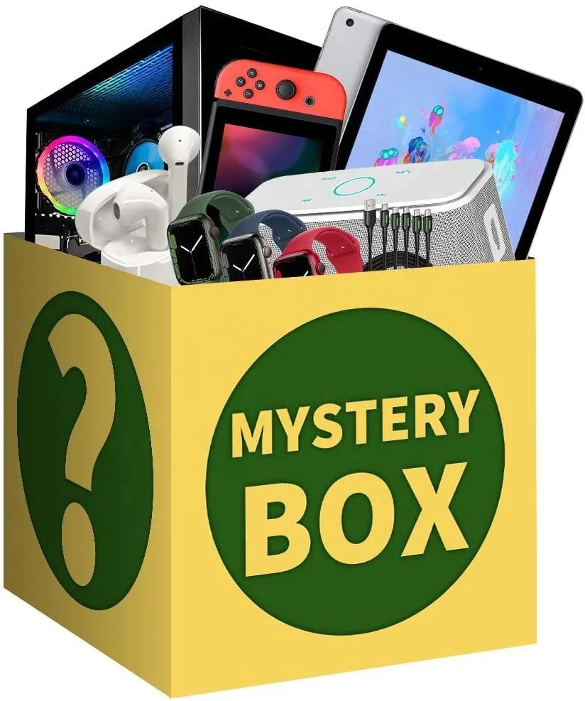 Halloween Sale 3C Electronics Lucky Mystery Boxes Novelty Gifts Party Toys May Receive Smart Watches Tablet PC Mobile Phones
