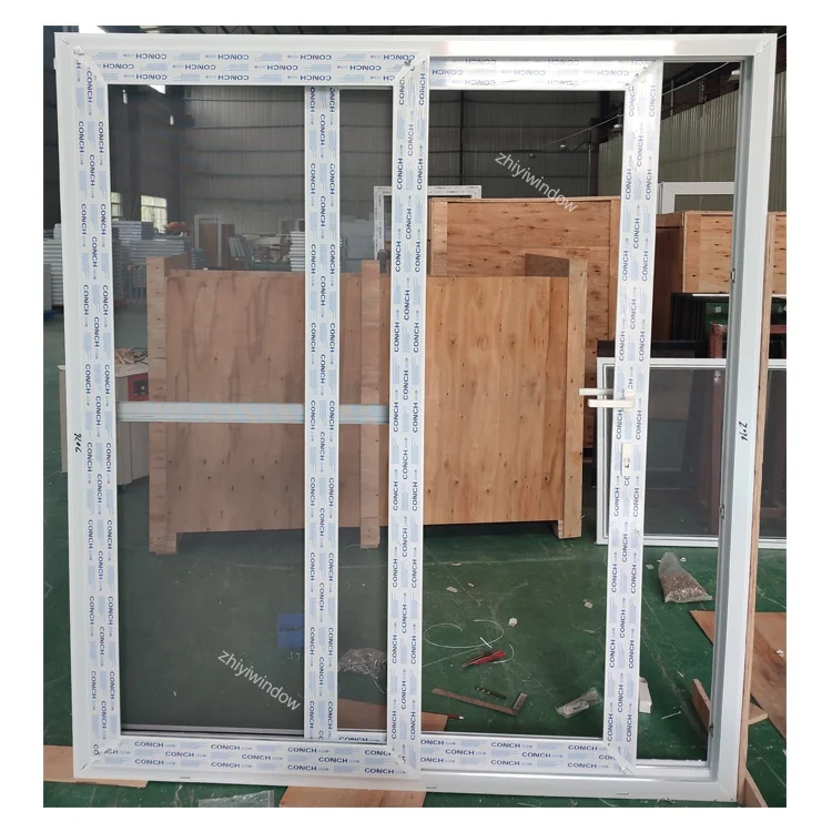 Beautiful UPVC Front Door Hurricane Impact Sliding Doors With High Quality Lock System