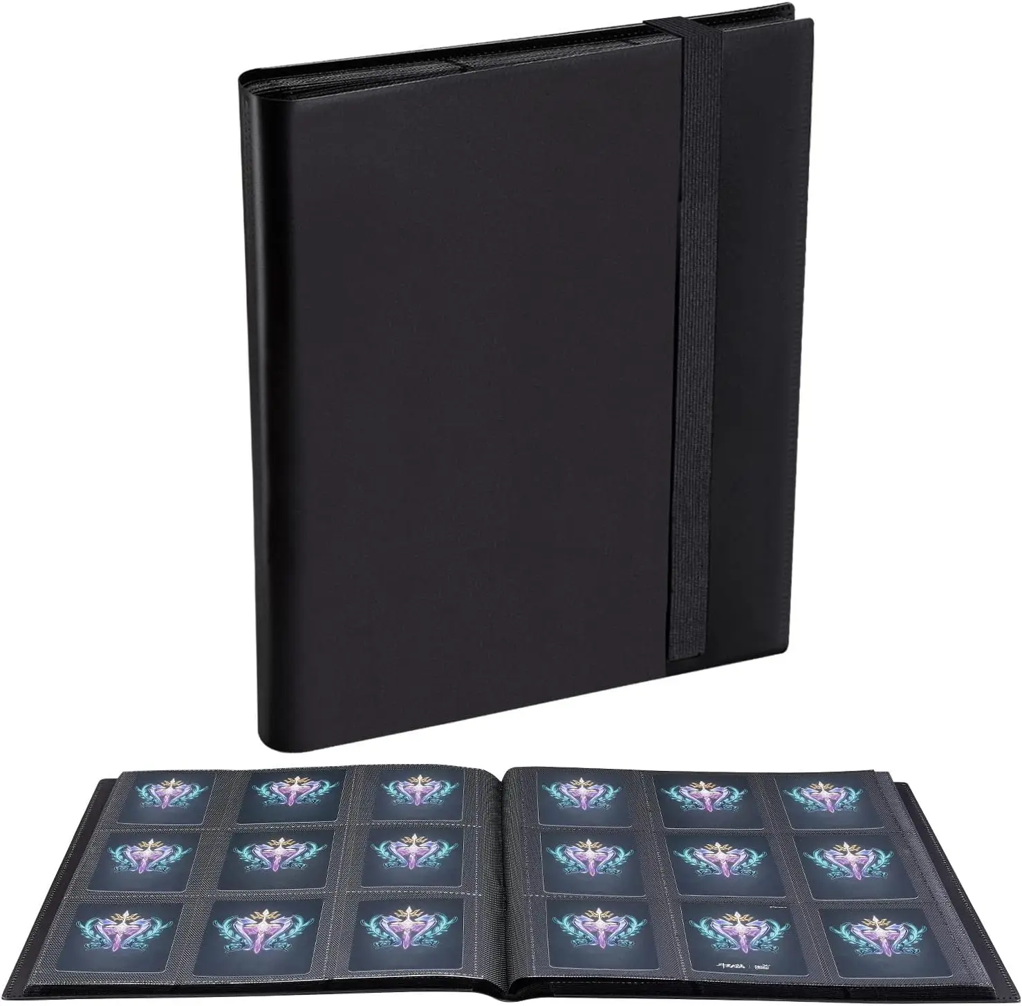 PP cover photo card binder Hot sale korean custom 9 pocket post mini photo card binder Album