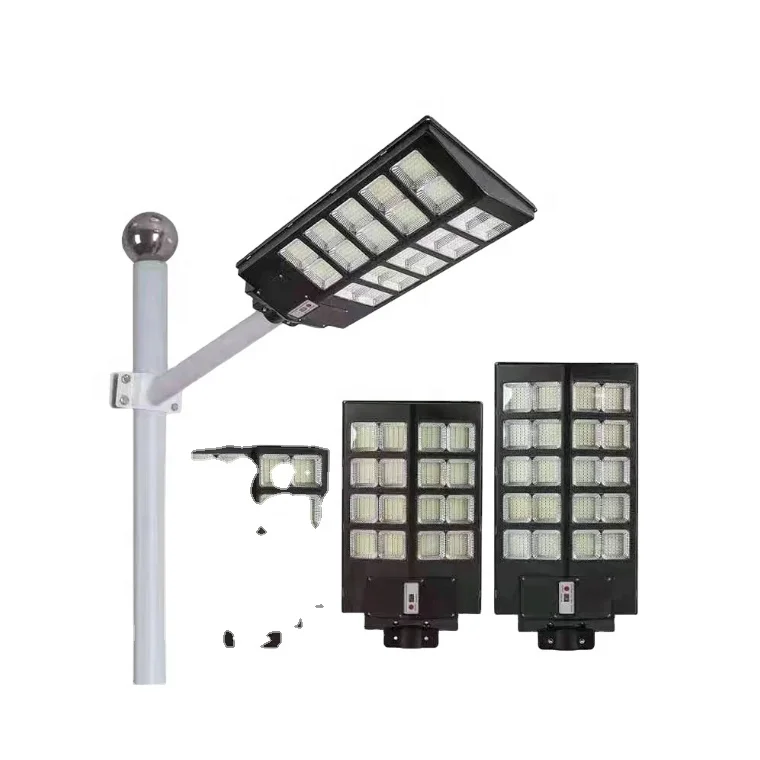 New Upgrade big size  solar lights outdoor high power solar street light garden light with sensor