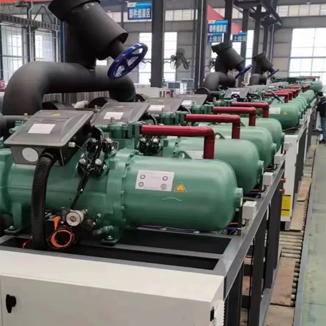 Loman Germany Original semi hermetic refrigeration compact Bit-zer screw compressor CSH8583-160-38D 160HP china price