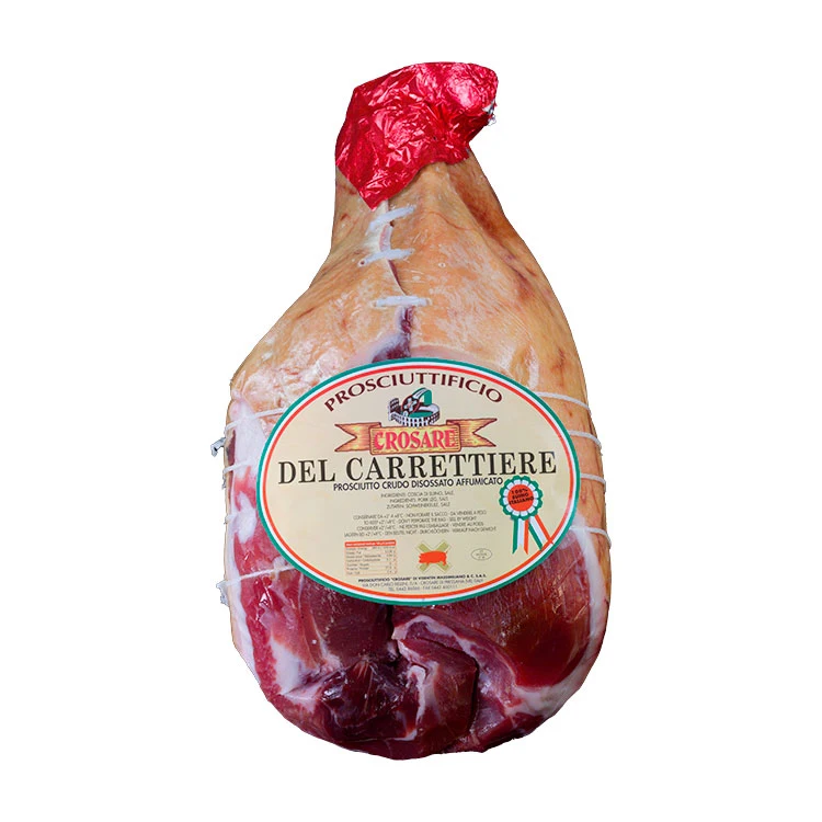 PROSCIUTTIFICIO CROSARE - Prosciutto Del Carrettiere Addobbo Premium Italian Pork Meat Smoked Ham Suppliers