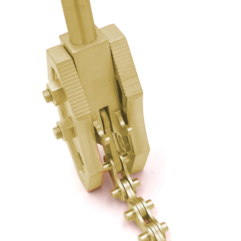WEDO Manufacture 600mm Chain Pipe Wrench Non Sparking Aluminium Bronze Natural Finish Packed in Carton Box