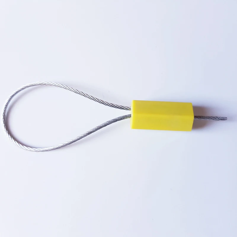 Shipping companies use pull tight 31cm high security steel cable seal/rubber seal for cable entry