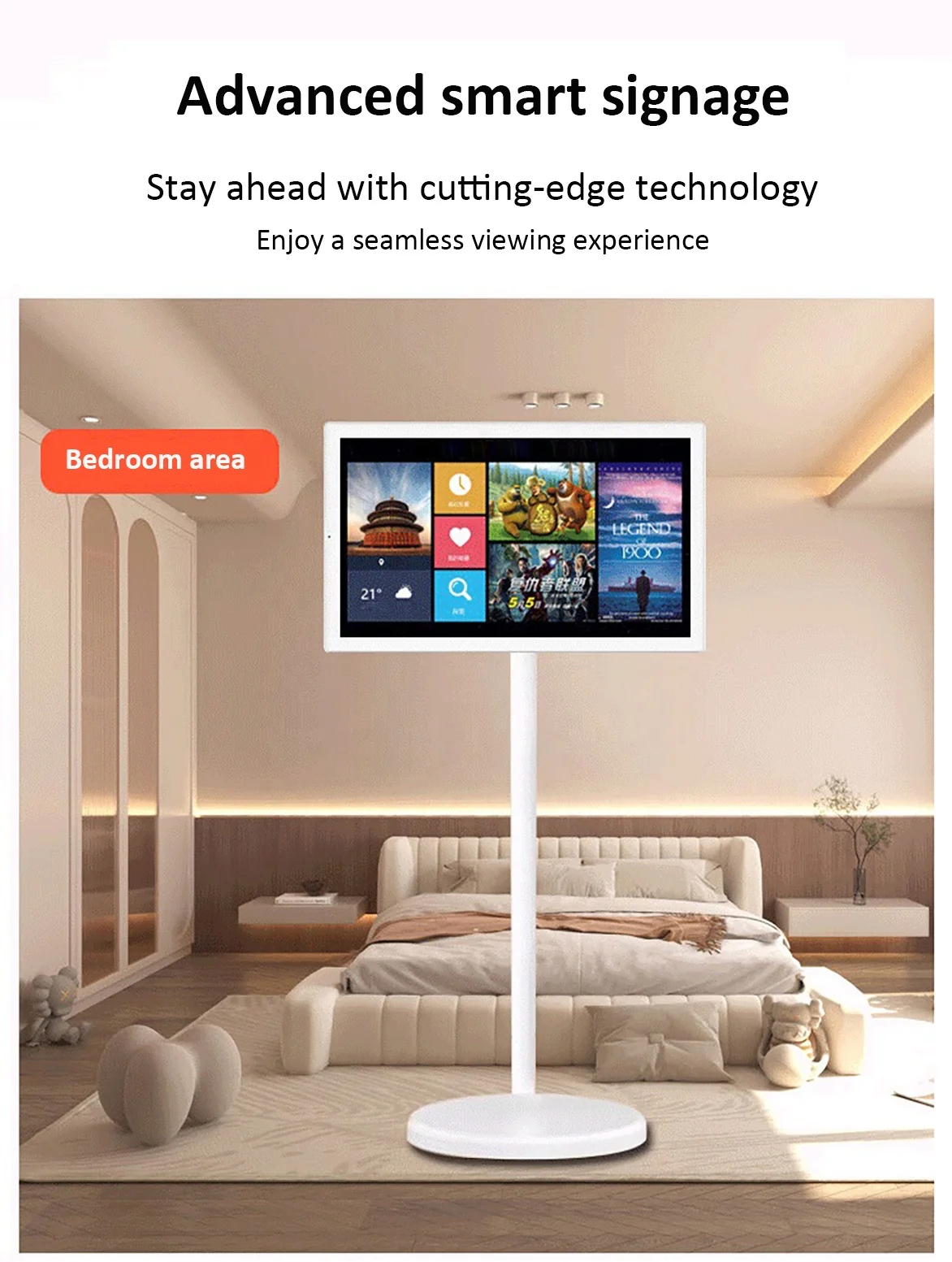 21.5 Inch Incell Screen Display LCD Touch Screen for Interactive Boards Android 12 with Live Streaming