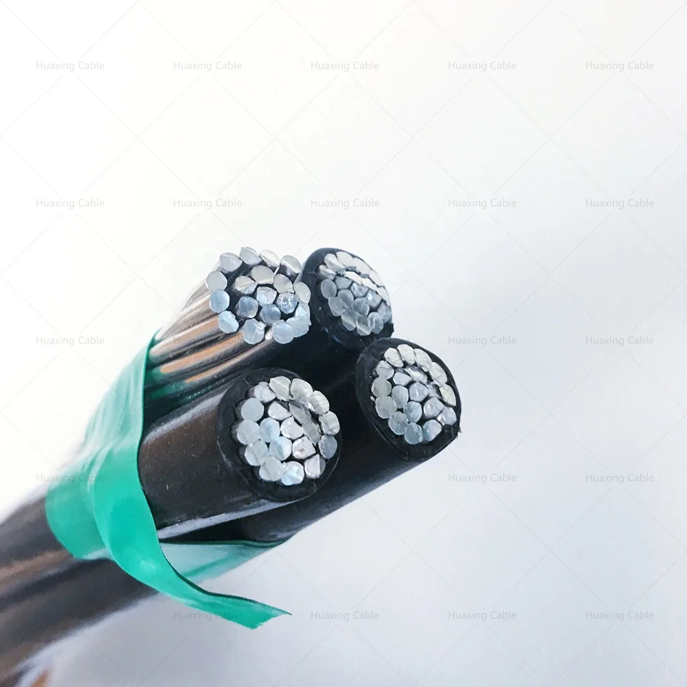 0.6/1kv Aerial bundle cable Triplex Service Drop wire ABC overhead Cable Professional aluminum  cable manufacturer