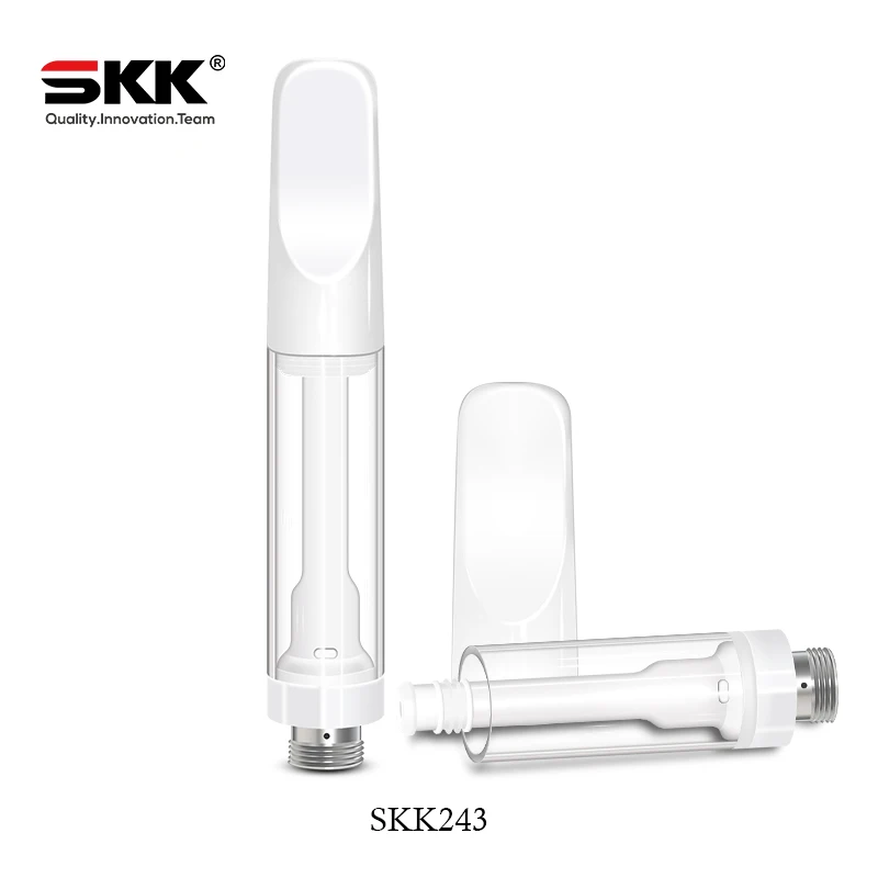 
SKK243 vape pen cartridge 510 thread with custom logo 0.5 m full ceramic 