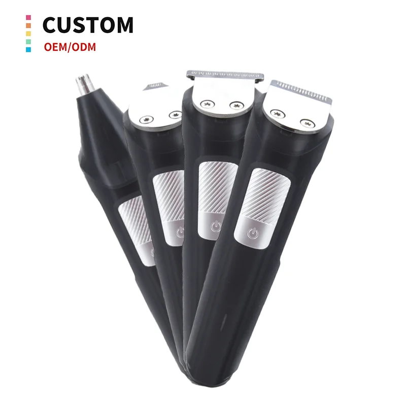 4 In 1 Custom Groin T Blade Nasal Hair Trimmer Men Body Hair Cutting Trimmer Machine
