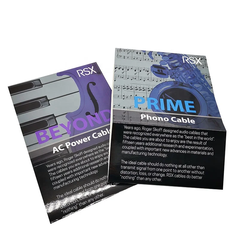 High Quality Piano Music Book Packing Accessories Custom Logo Printing Packaging Sleeve For Product