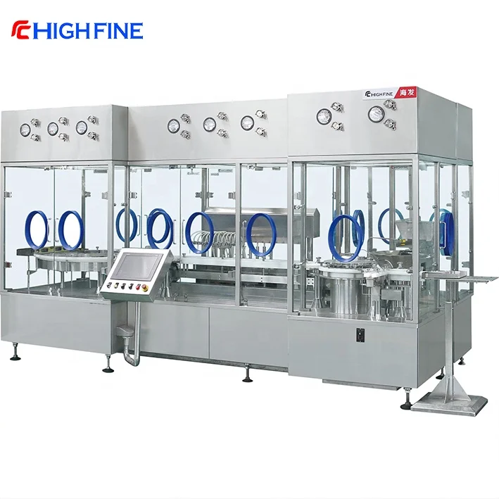 HIGHFINE Vial filling capping machine singe machine for pharma