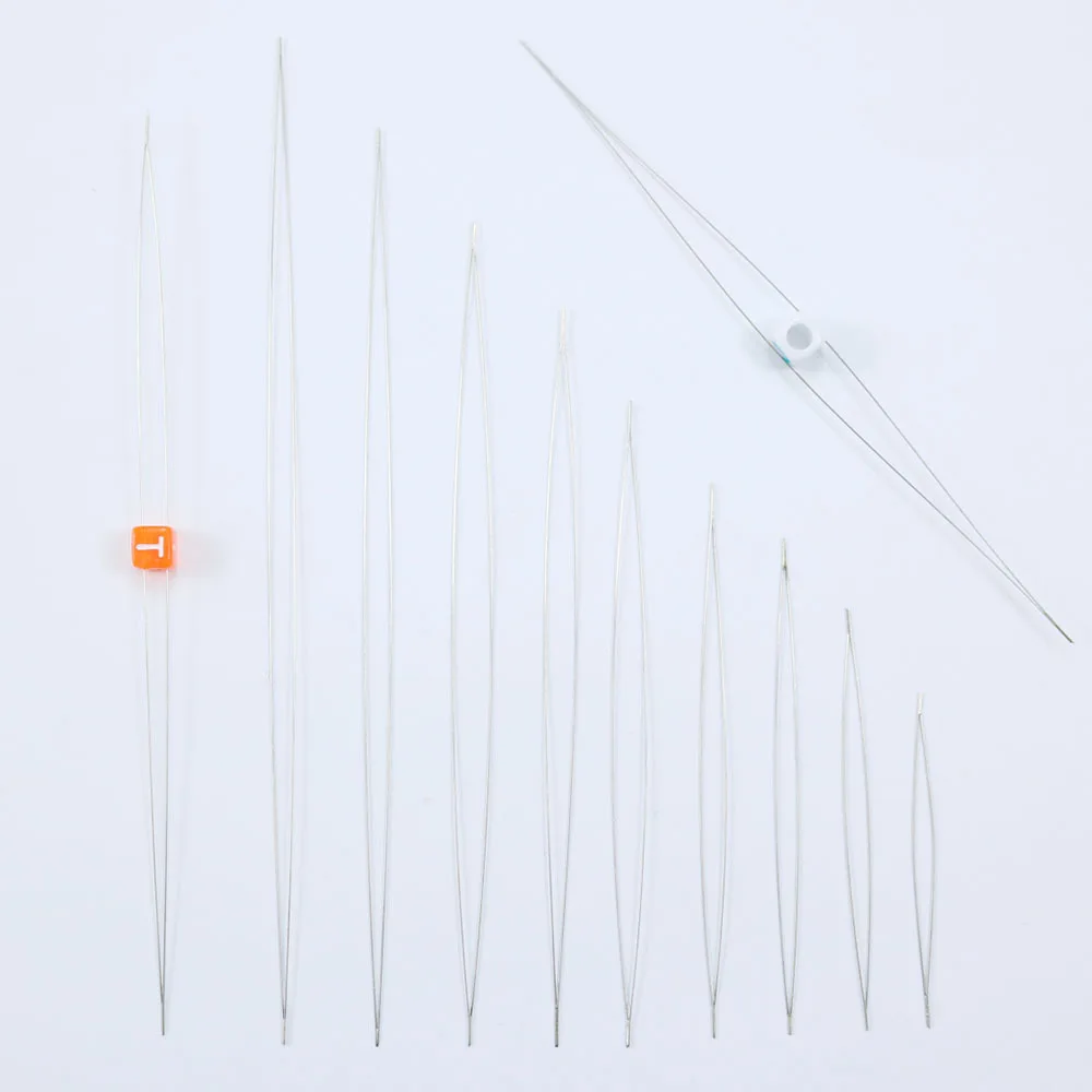 Wholesale Beading Big Eye Needles Seed Beads Needles Large Eye Collapsible Beading Needles For Jewelry Making
