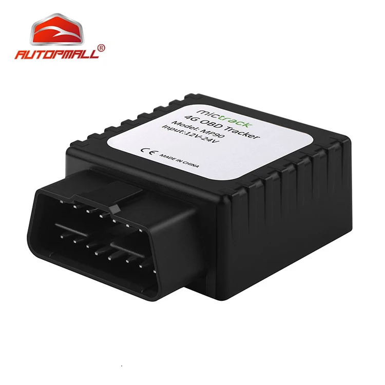 4G OBD II Tracker GPS Locator FDD LTE Real time MP90 Vehicle GPS Easy Install OBD Plug Connector GPS Tracker Car Free Web APP