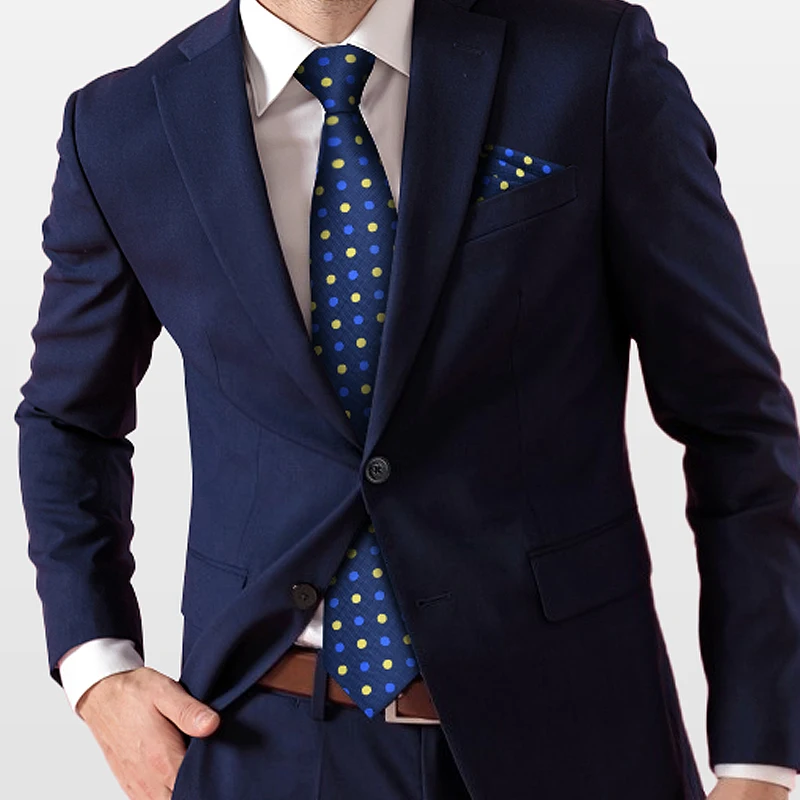 Autumn Winter New Style Gift Box 8CM Tie Sets New Design Men Ties and Handkerchief Set