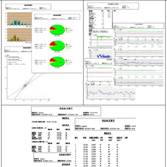 24 hours Ambulatory Blood Pressure Monitor System ABPM with Free 6 Cuffs for Adult, Pediatric, Neonatal