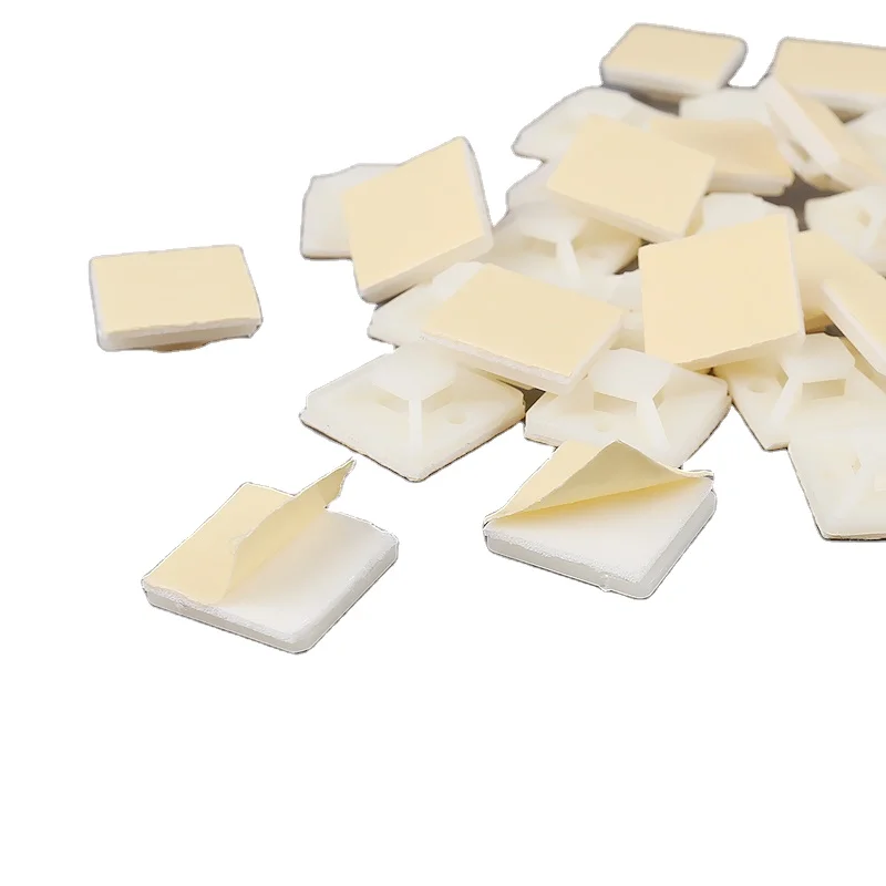 Free samples eco-friendly high quality tie mounts nylon adhesive cable tie mount base zip tie mount
