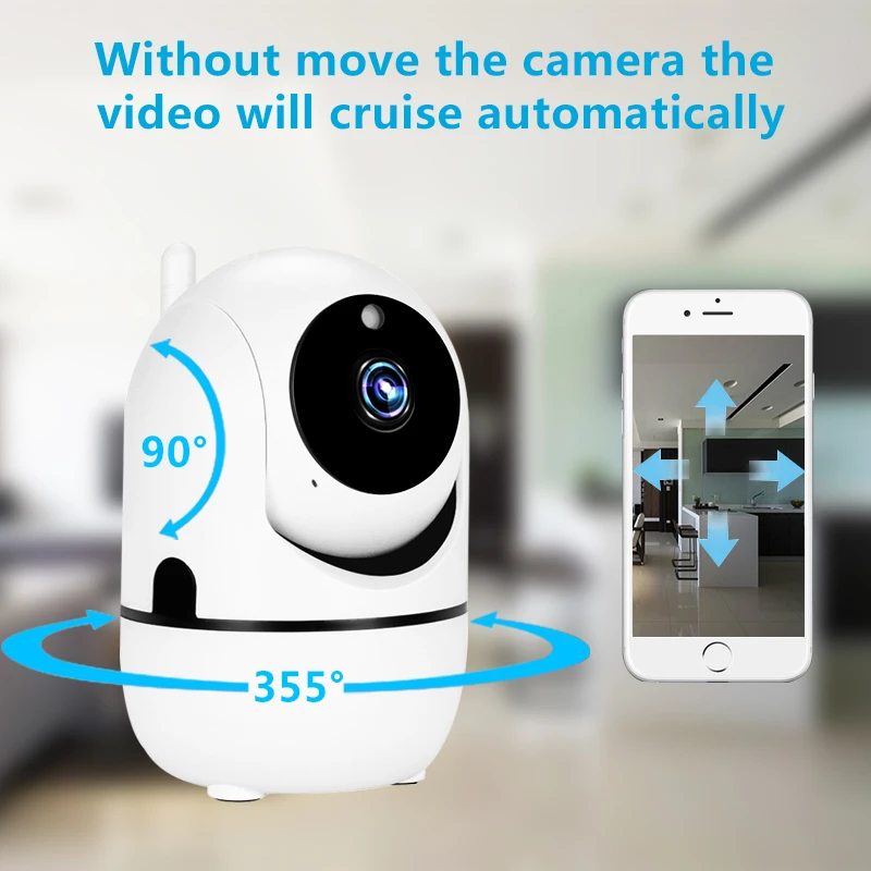  Автоматическое отслеживание беспроводной WIFI CCTV камера интеллектуальное автоматическое PTZ для домашней безопасности Авто трек-камера беспроводная