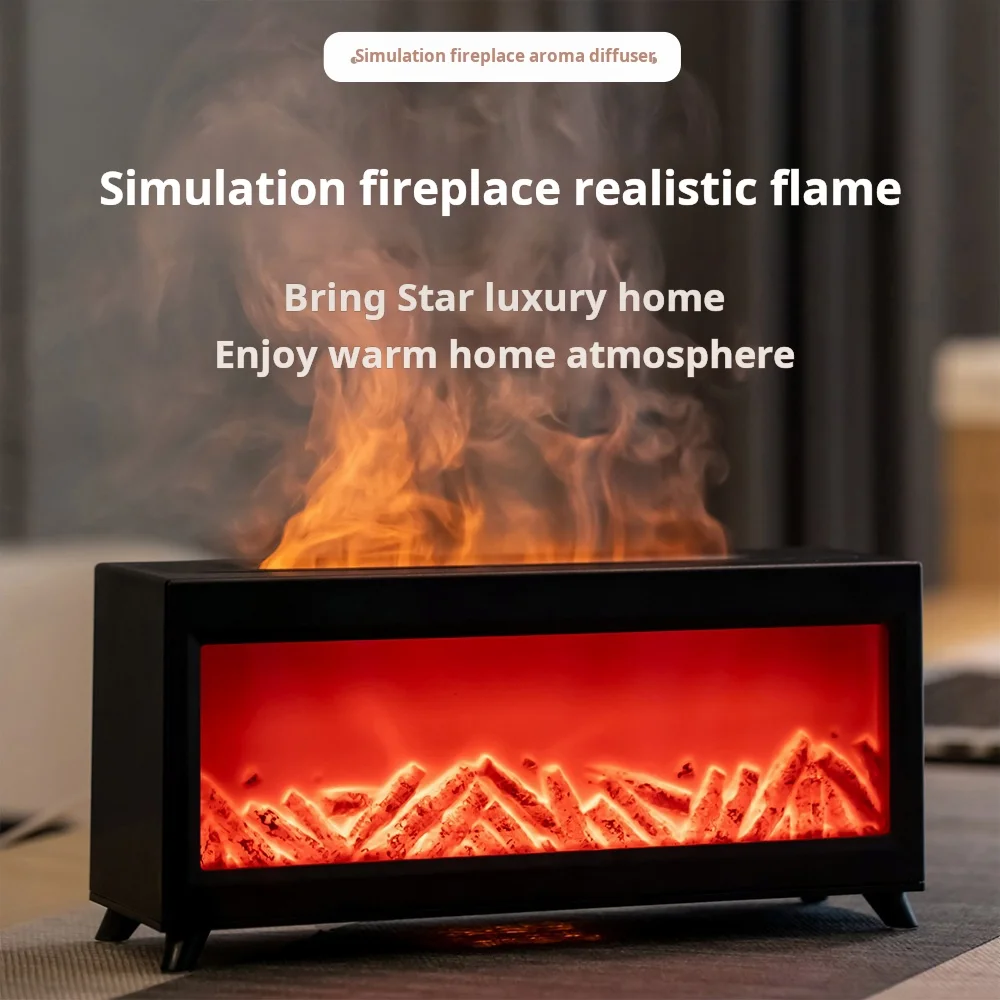 Hot Sale 3D Artificial Fireplace Flame Aromatherapy Machine Air Automatic Fragrance Machine