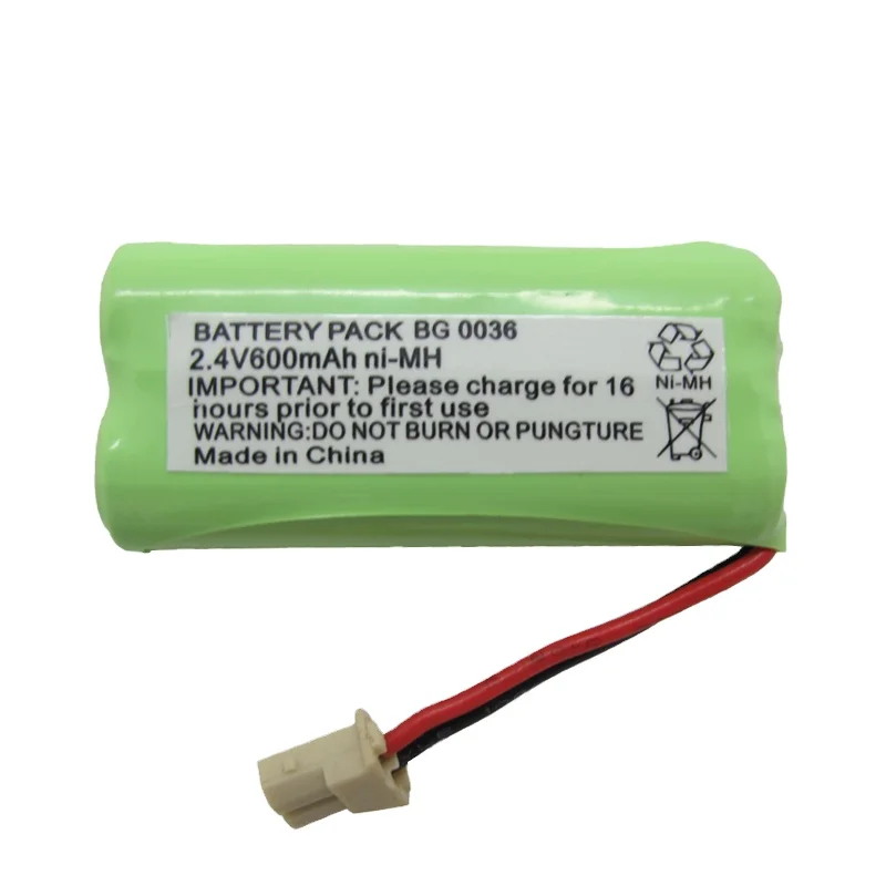  GLE BG-0036 2 4 V 600mAh NIMH AAA аккумуляторная батарея для телефона сделано в