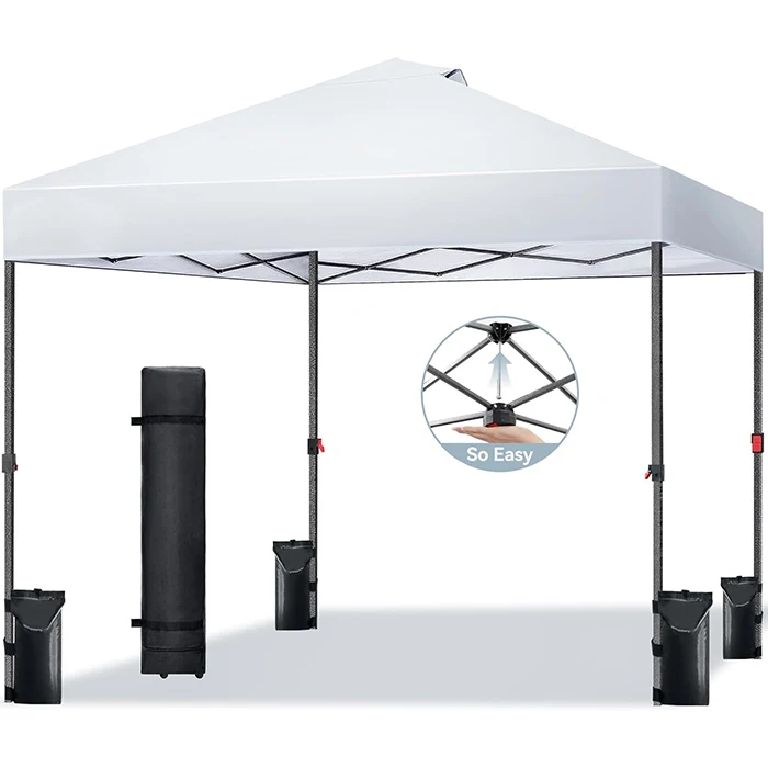Wholesales Gazebos Promotional Trade Show Four Leg Pop Up Wedding Party Outdoor Tents Camping Canopy Tent 10x10ft for Events