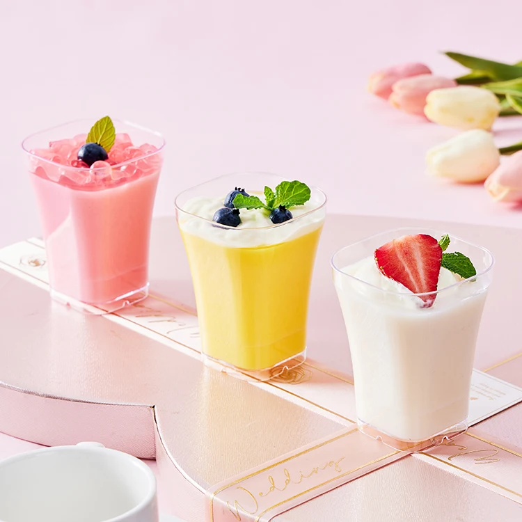 MingYu дисплей десертные чашки мороженое пластиковая чашка упаковка с