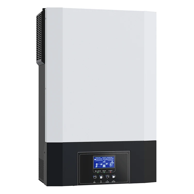 5500W 230VAC Off Grid Pure Sine Wave Power Inverter with 110A 48VDC MPPT Solar Charge Controller Remote LCD Display