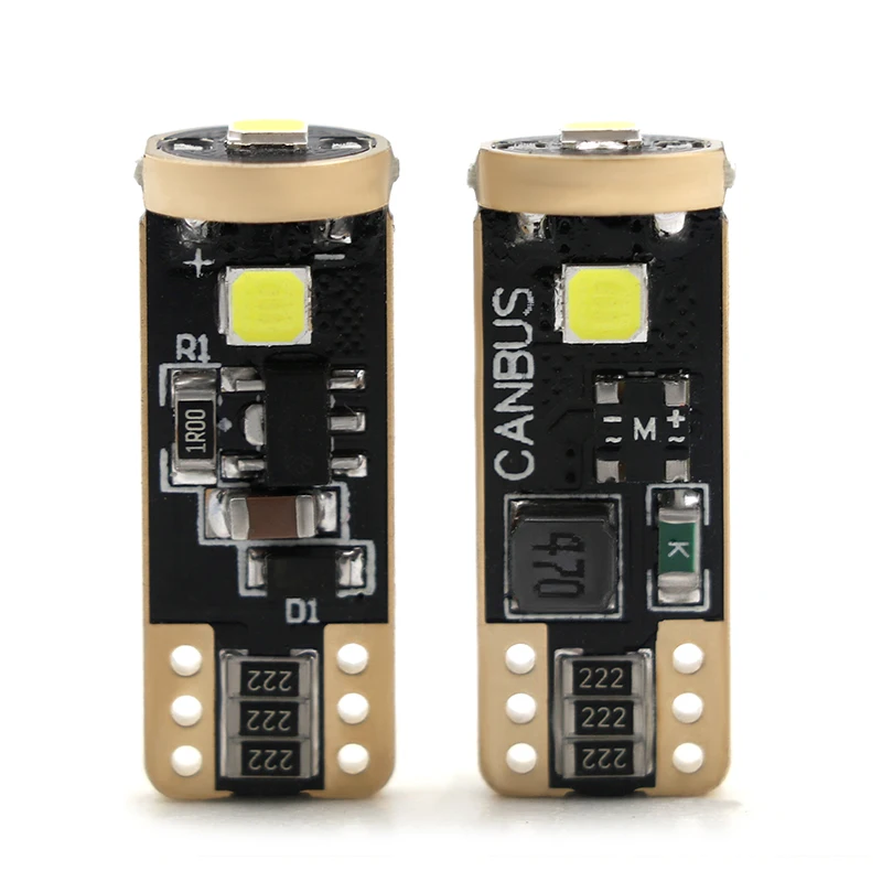 Signal Lamp T10 W5W Led Canbus Car Interior Light 12V W5W 168 194  Auto Clearance Lights Reading Lamp Car Accessories
