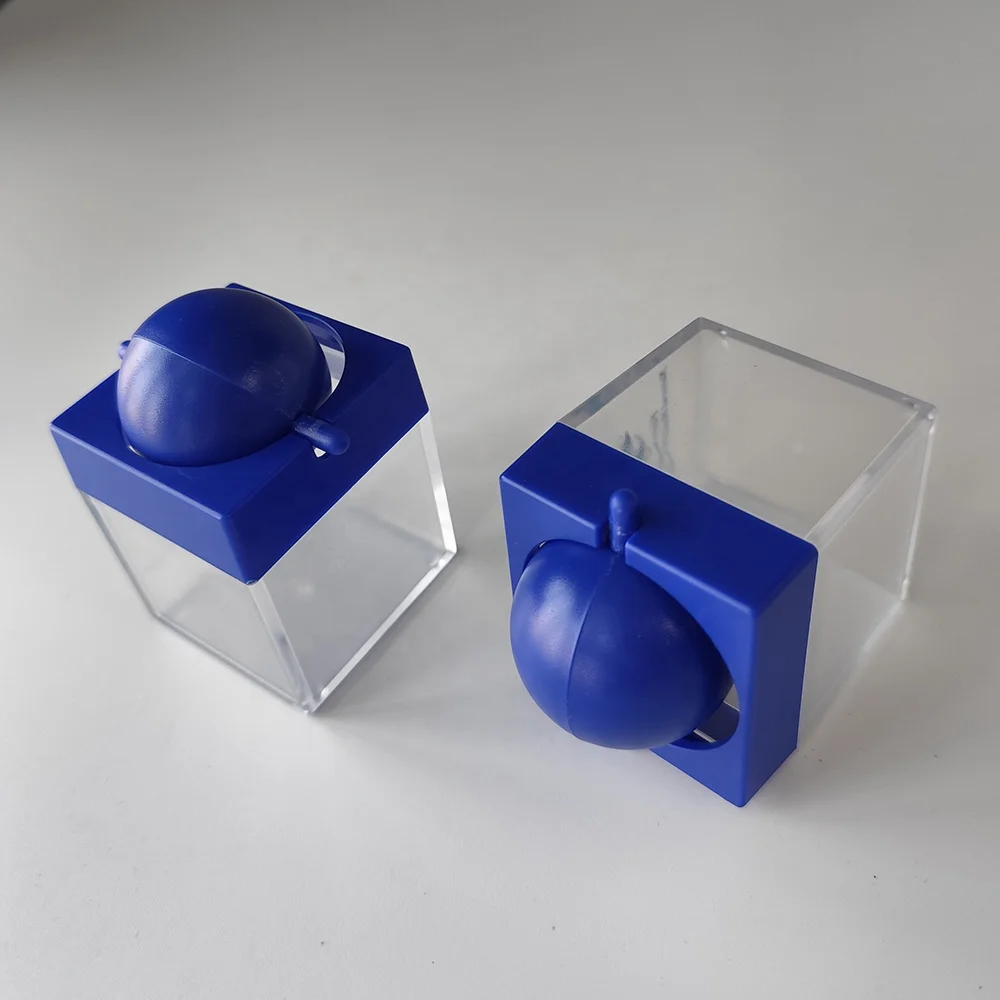 Promotional items ball roller clip dispenser container box magnetic magnet paper clip holder for school office bank gifts