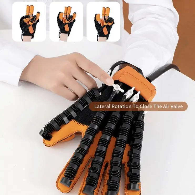 Rehabilitation Robot Finger Training Massage Gloves Stroke Hemiplegia Recover