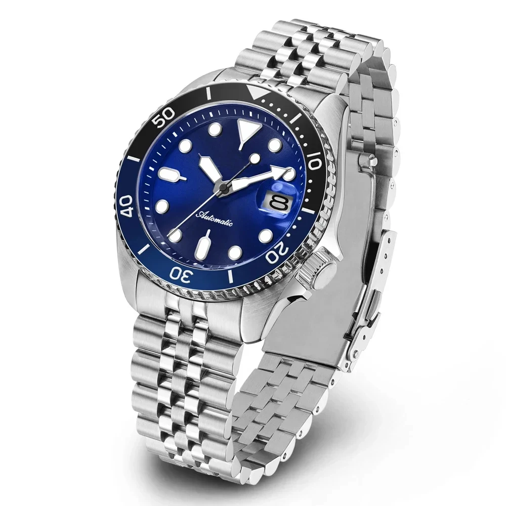 Custom Automatic Japan NH35 Luminous 20 ATM Diving Diver Watch Montre Plongee Reloj De Buceo