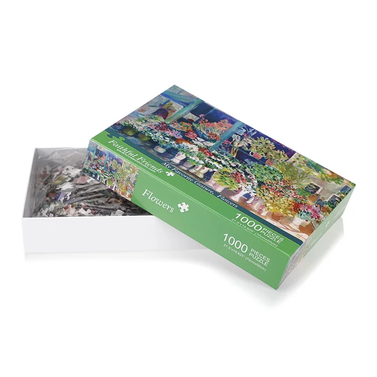Custom Luxury Car Jigsaw Puzzle High Quality 1000pcs 500pcs Paper Toy for Adults Cartoon Style for 2 to 4 Years 5 to 7 Years