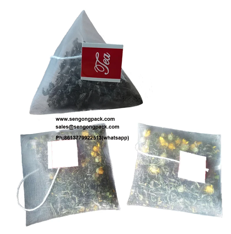 C28DX triangle herbal tea bag production line nylon tea bag machine