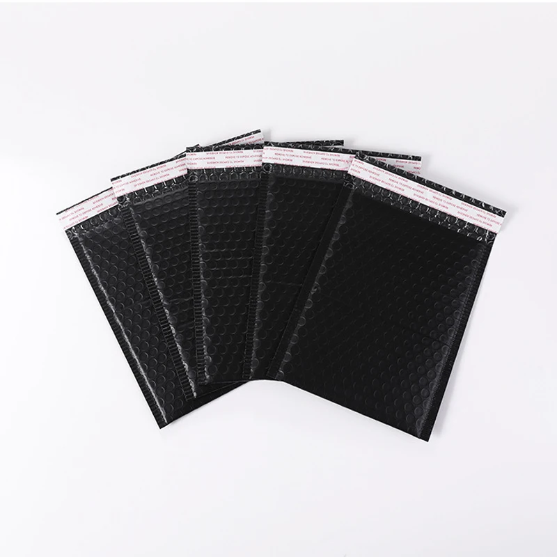 Полиэтиленовая косметичка, розовая сумка-конверт с пузырчатой пленкой