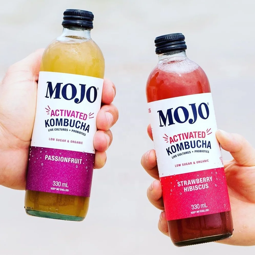 250ml 330ml Glass beverage bottles juice glass bottle for soda kombucha bottle with aluminum cap