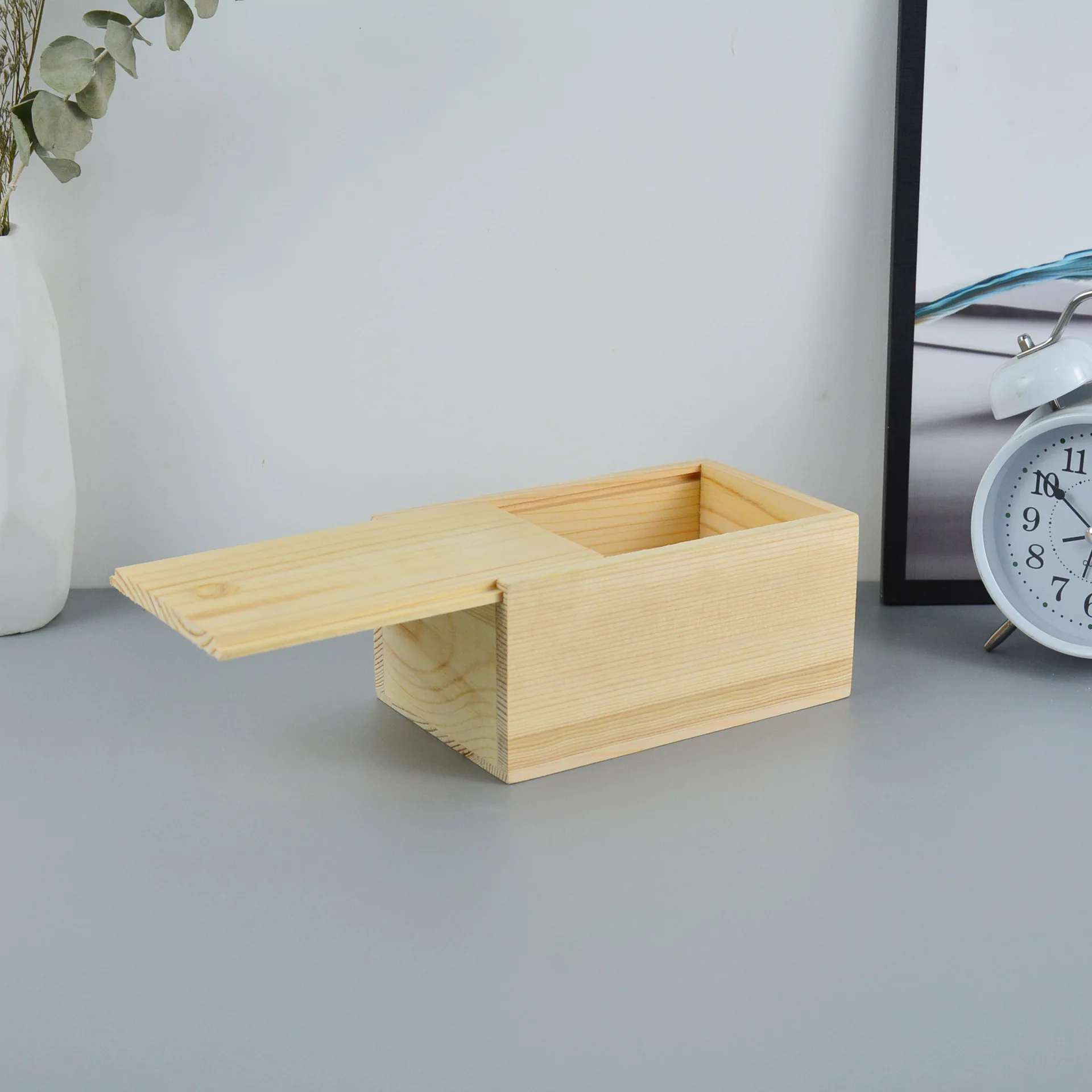 Wooden Box and Small Packing Wooden Eve Wood Manufacture High Quality Luxury Christmas Customized Logo Storage Pine Angel 100pcs