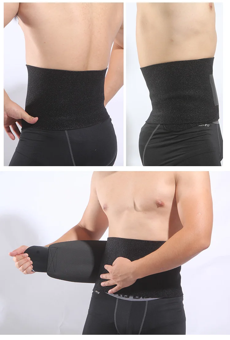 2022 New Arrival Unisex Neoprene Waist Trainer Belt Elastic Fabric Waist Trimmer with Sweat Lining For Body Slimming