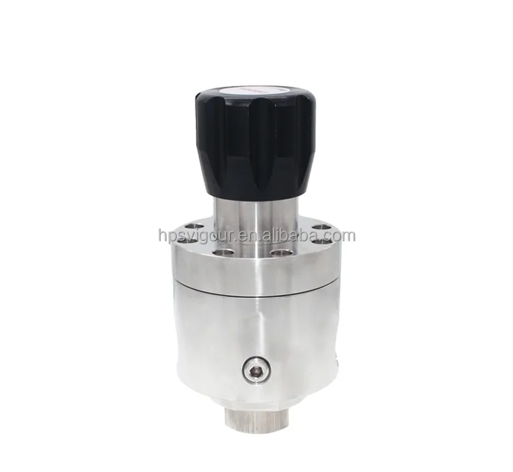 SS316 low pressure high flow lpg gas pressure regulator for pharmaceutical food and beverage