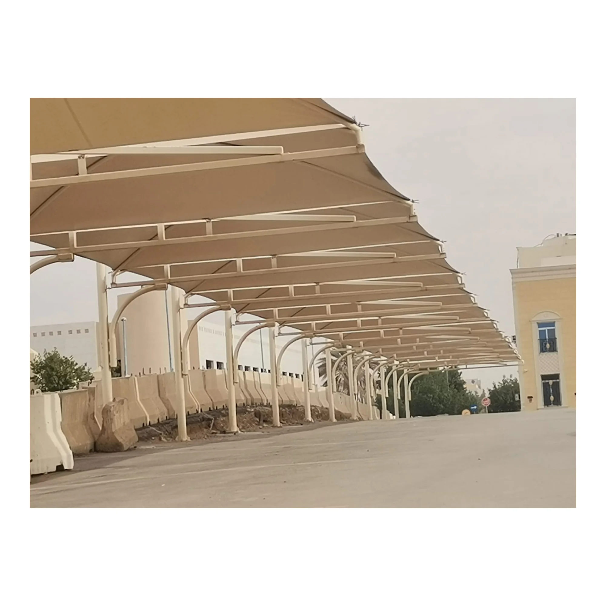 FAPTEX 1008F High Strength Architectural PVC Coated Polyester Fabric 1550GSM with PVDF and Acrylic Top Coat
